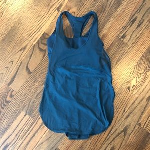 Teal 2 in 1 tank.